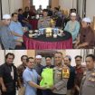 FOTO : Suasana kegiatan Buka Puasa bersama Kapolres Katingan dan Jajaran dengan pimpinan redaksi dan wartawan, di Aula Polres Katingan.