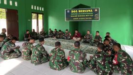 FOTO : Suasana kegiatan Doa Bersama di Kodim 1019 Katingan