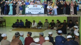FOTO : Suasana kegiatan buka bersama di Panti Asuhan Al Khairat.