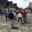 FOTO : Plh Bupati Katingan Deddy Ferras, usai meninjau lokasi berbagai fasilitas di rumah Jabatan Bupati Katingan.