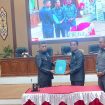 FOTO : Firdaus saat serahkan Laporan Pertanggungjawab LKPJ Bupati Katingan tahun anggaran 2025 ke DPRD Katingan