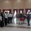 FOTO : Bupati Katingan Saiful, saat prosesi pelantikan ASN di Gedung Salawah Kasongan.