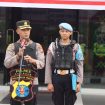 FOTO : Kapolres Katingan AKBP Chandra Ismawanto, saat Apel Gelar Pasukan dan Peralatan.