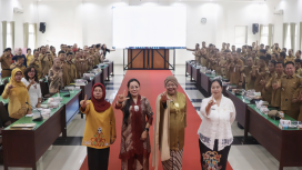 FOTO : Suasana Kegiatan Sosialisasi di Aula Bappedalitbang Katingan