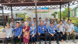 FOTO : Suasana pembentukan usai pembentukan KIM di Kelurahan Kasongan Baru.
