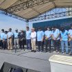 FOTO : Wakil Bupati Katingan Firdaus saat hadiri Launching Fitur Qris PT Bank Kalteng