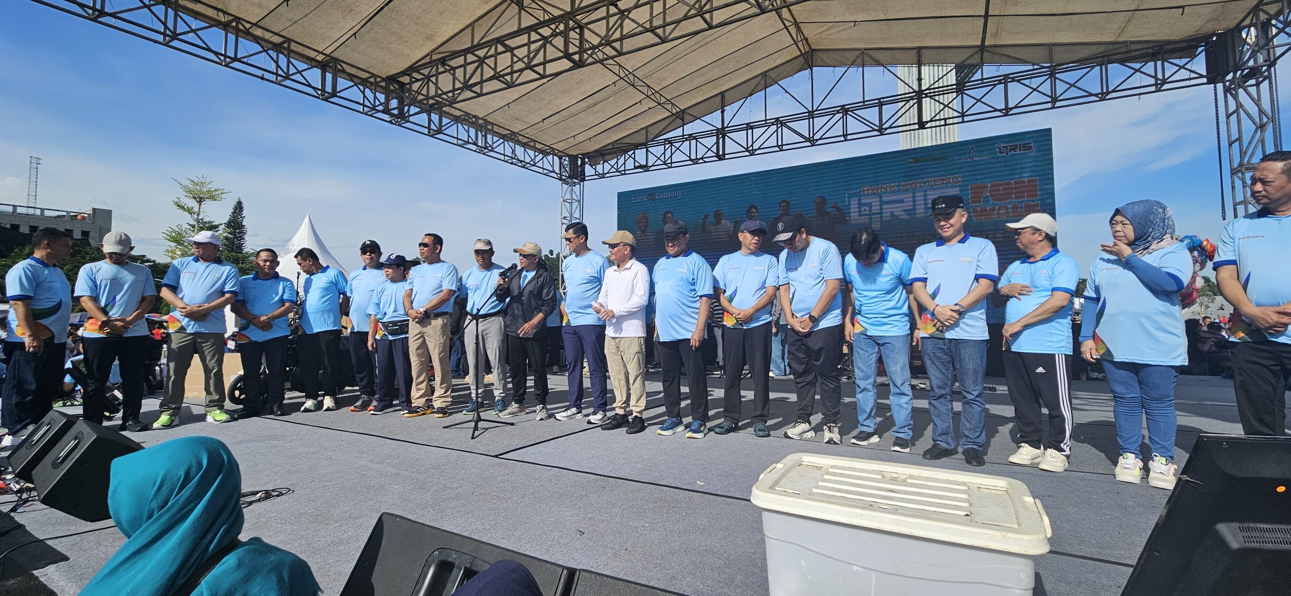 FOTO : Wakil Bupati Katingan Firdaus saat hadiri Launching Fitur Qris PT Bank Kalteng