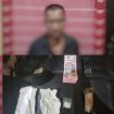 FOTO : JR dan Barang Bukti saat diamankan Polisi

