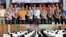 FOTO : Wakil Bupati Katingan Firdaus, Ketua DPRD Katingan dan Sejumlah Kepala SOPD usai membuka kegiatan seleksi PPPK tahap II