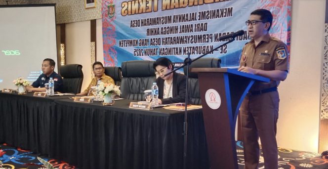
					FOTO : Suasana saat pembukaan Bimtek oleh Pj Sekda Katingan.