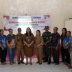 FOTO : Suasana foto bersama usai kegiatan musyawarah desa terkait pembentukan koperasi merah putih.