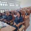 HADIRI : Ketua Komisi III DPRD Kabupaten Gumas Iceu Purnamasari (ujung kanan) ketika menghadiri rapat paripurna DPRD setempat, pekan lalu.