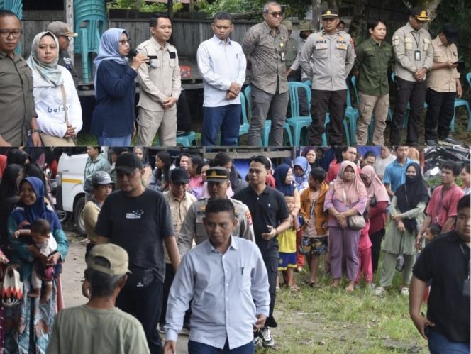 
					FOTO : Wakil Bupati Firdaus, saat hadir langsung untuk meninjau pelaksanaan GPM, di lapangan gagah lurus Kasongan.