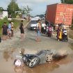 FOTO : Tragedi kecelakaan di Km 18 Trans Kalimantan.
