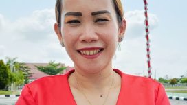 FOTO : Wakil Ketua I DPRD Kabupaten Gunung Mas Nomi Aprilia