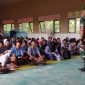 FOTO : Koramil 1019-03/Katingan saat memberikan pelatihan PBB kepada siswa baru SMK Negeri 1 Kasongan.