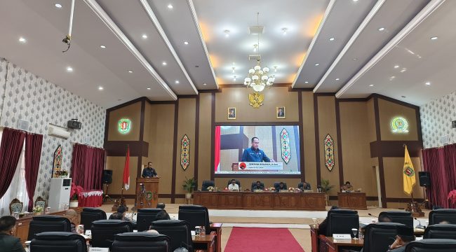 FOTO : Juru Bicara Fraksi PDI Perjuangan DPRD Kabupaten Katingan, Gimmak Bulinga.
