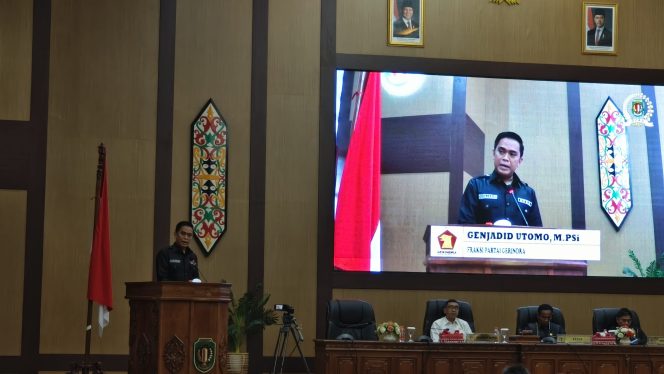 
					FOTO : Juru Bicara Fraksi Gerindra DPRD Kabupaten Katingan, Genjadid Utomo.
