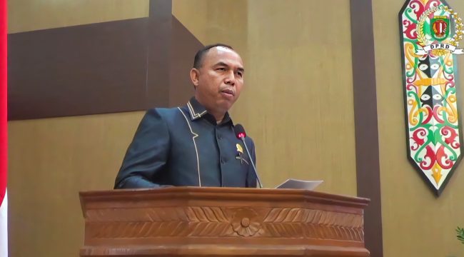 FOTO : Juru Bicara Fraksi Gerindra DPRD Kabupaten Katingan, Wahidin.