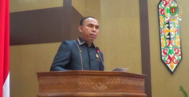 
					FOTO : Juru Bicara Fraksi Gerindra DPRD Kabupaten Katingan, Wahidin.