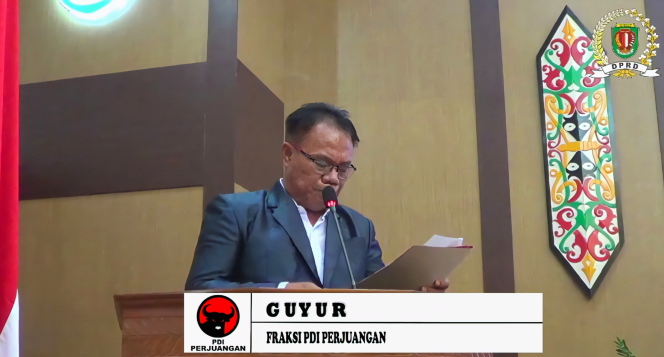 
					FOTO : Guyur, Juru Bicara Fraksi PDI Perjuangan.
