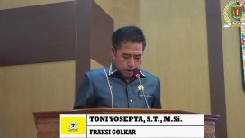 FOTO : Anggota DPRD Kabupaten Katingan, Toni Yusepta.