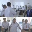 FOTO : Bupati Saiful, saat melaksanakan kunjungan.