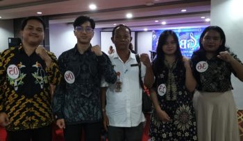 FOTO : Kepala Disbudporapar Katingan saat hadir langsung menyaksikan proses seleksi.