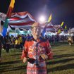 FOTO : Ketua DPRD Katingan saat hadir pembukaan Festival Budaya PHS, di Stadion Sport Center Kota Kasongan.