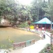 AIR TERJUN : Objek wisata Air Terjun Batu Mahasur yang terletak di Kota Kuala Kurun, menjadi salah satu destinasi wisata bagi masyarakat.