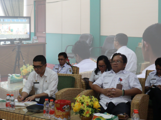FOTO : Suasana saat pembekalan bagi peserta KKN dipimpin Pj Sekda Katingan.