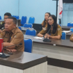 FOTO : Plt. Staf Ahli Bupati saat Rapat Koordinasi Pengendalian Inflasi Daerah bersamaKemendagri.
