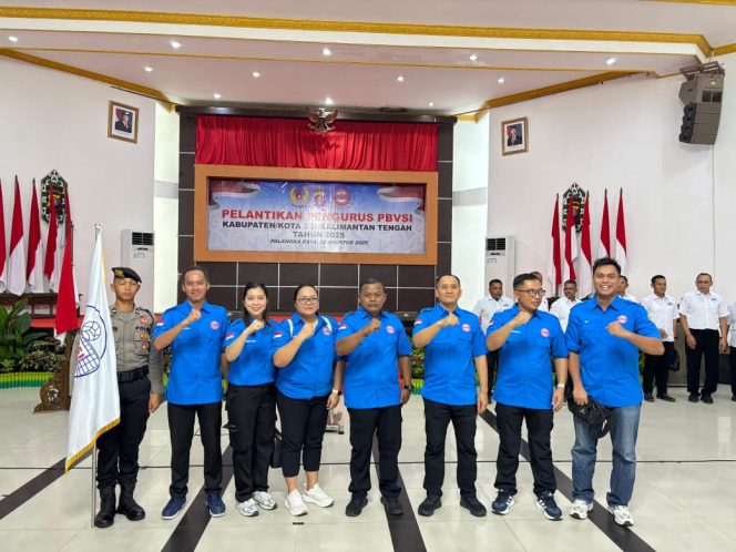
					Resmi Dilantik, AKBP Heru Eko Wibowo Nahkodai PBVSI Gunung Mas