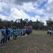 FOTO : Ketua HPPD Katingan Rabuansyah, saat pelaksanaan pembukaan kegiatan turnamen sepak bola.