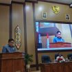 FOTO : Anggota DPRD Katingan Icing, saat menyampaikan pendapat akhir fraksi partai Golkar.
