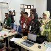FOTO : Suasana saat Puluhan Kepsek di Katingan diperiksa oleh jaksa.