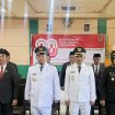 FOTO : Bupati dan Wakil Bupati Katingan serta jajaran saat ikuti upacara HUT RI.