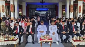 FOTO : Bupati Katingan, Saiful, dan Wakil Bupati Firdaus. 