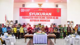 FOTO : Suasana malam syukuran Pemkab Katingan, di gedung salawah kasongan.