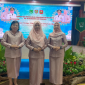 FOTO : Ketua GOW Kabupaten Katingan Tri Windarti dan anggota saat menghadiri pengukuhan Pengurus BKOW Kalteng Masa Bakti 2025–2030.