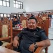 PARIPURNA : Anggota DPRD Kabupaten Gumas Tuah (ujung kanan) saat menghadiri rapat paripurna DPRD setempat, belum lama ini.