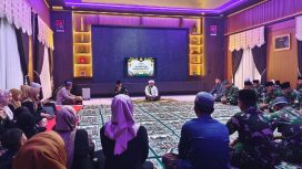 FOTO : Suasana saat pelaksanaan Maulid Nabi Muhammad SAW oleh Kodim 1019 Katingan.