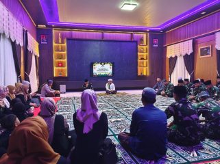 FOTO : Suasana saat pelaksanaan Maulid Nabi Muhammad SAW oleh Kodim 1019 Katingan.