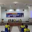 FOTO : Suasana pembukaan Workshop Pelatihan Fisik Cabang Olahraga di Gedung Salawah Kasongan.