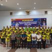 FOTO : Wabup Firdaus, foto bersama dengan jajaran dan peserta usai secara resmi membuka kegiatan.