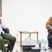 FOTO : Bupati Saiful saat bersama Menteri Kehutanan.