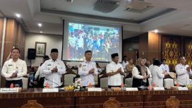 FOTO : Wabup Firdaus turut hadir pada rapat RUPS Tahunan Tahun Buku 2024 PT Jamkrida Kalteng.