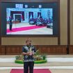 FOTO : Asisten I Setda Katingan saat hadiri kegiatan pelantikan pengurus YJI Kabupaten Katingan, di ruang rapat Paripurna DPRD.