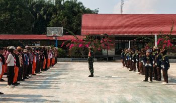 FOTO : Suasana pelatihan PBB di SMAN 1 Katingan Tengah.