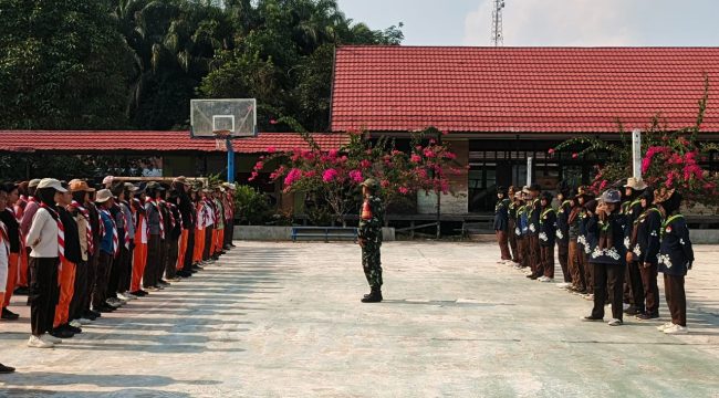 FOTO : Suasana pelatihan PBB di SMAN 1 Katingan Tengah.